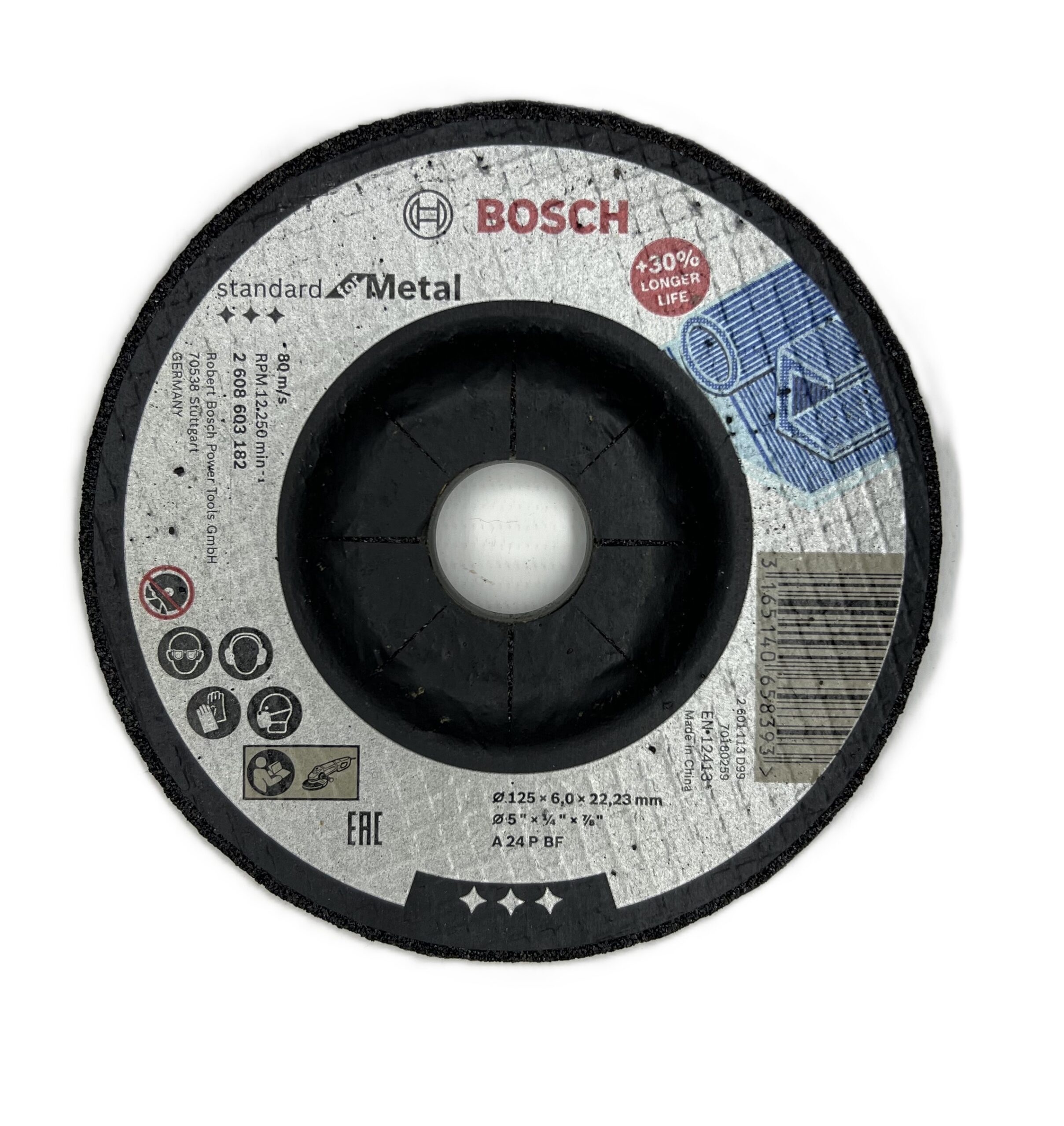 Tarcza do szlifowania metalu Bosch Standard for Metal – Ø125 mm